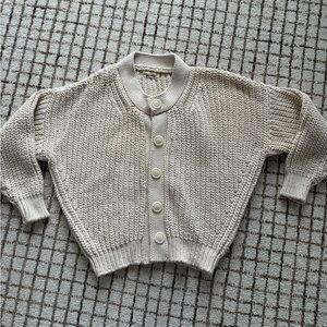 Babaa Cardigan No8 Natural Cotton Sweater